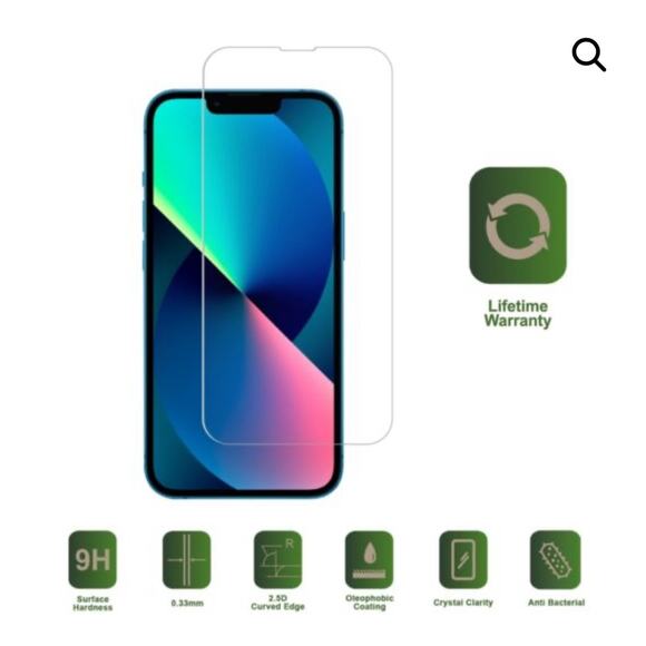 Premium Shieldz iPhone 13 Pro Max/14 Plus HD Tempered Glass Protector 3pk - Picture 2 of 4